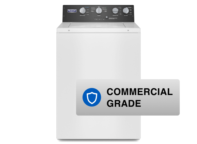 COMMERCIAL-GRADE RESIDENTIAL AGITATOR WASHER - 3.5 CU. FT.