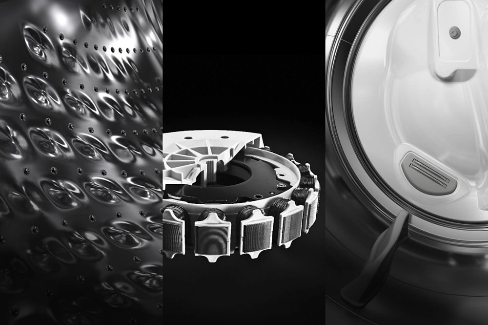 Stainless Steel Wash Basket, Direct Drive Washer Motor, Heavy-Duty Dryer Drum