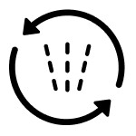 Wash cycle icon