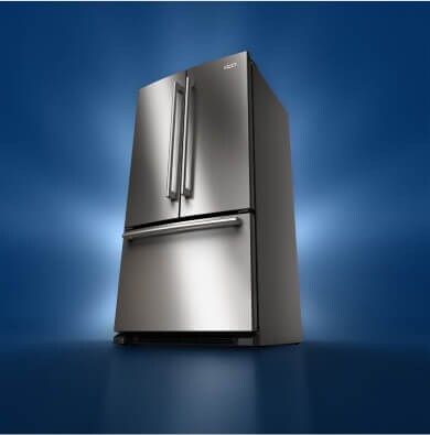 A 36-Inch Wide French Door Refrigerator