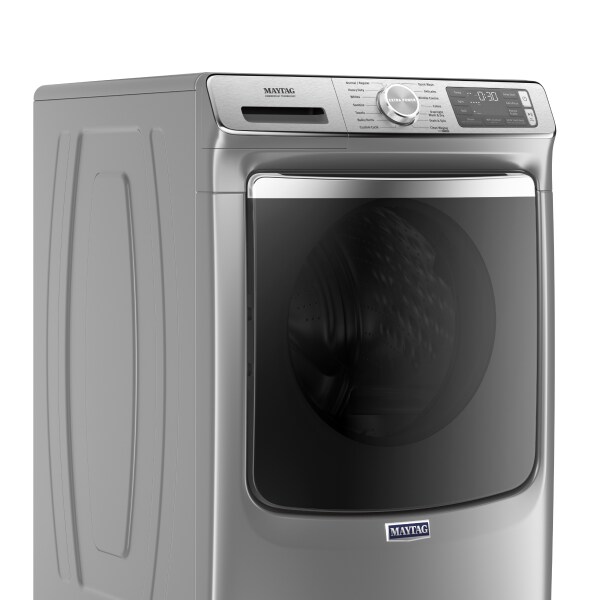 Maytag® front load washing machine in Metallic Slate
