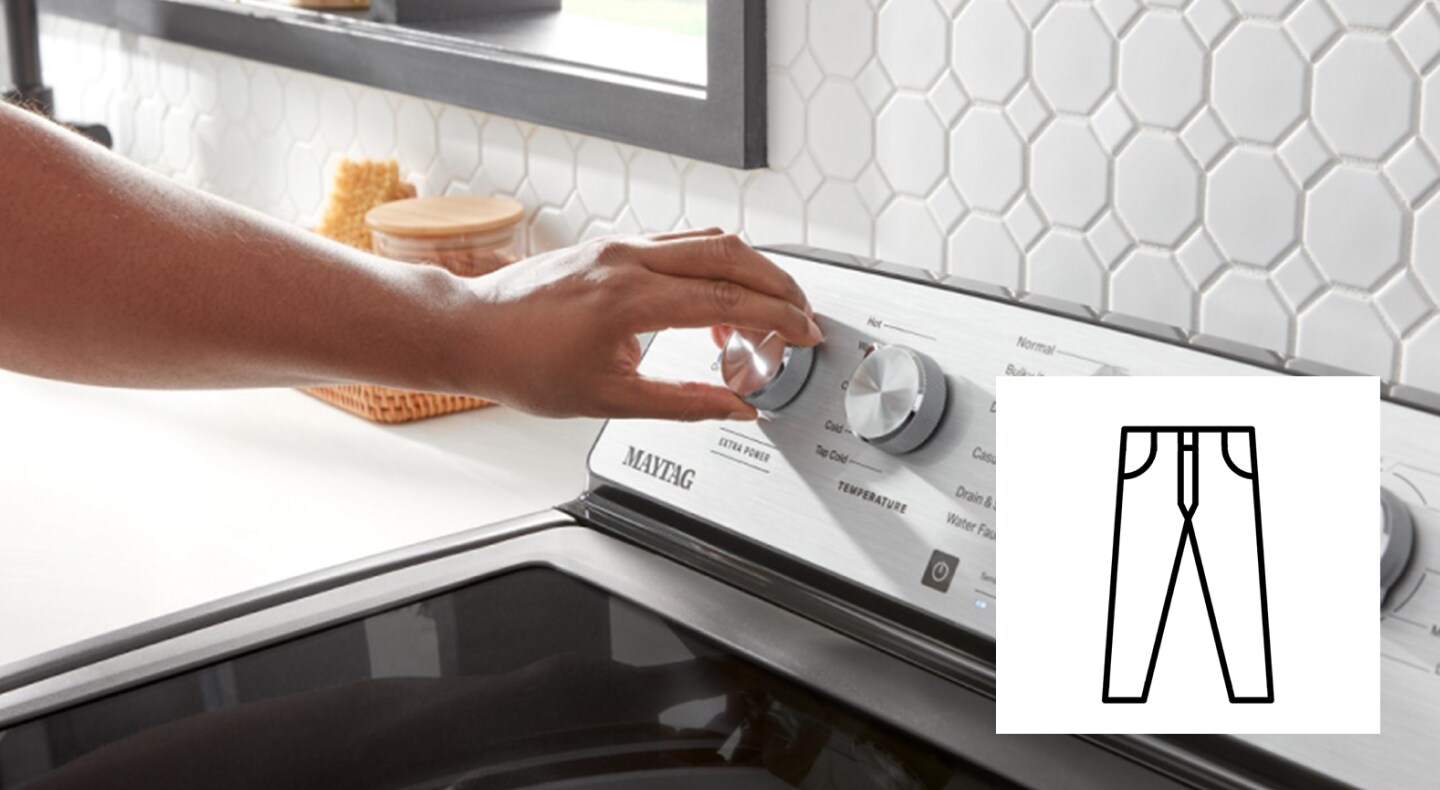 Maytag® top load washer control panel