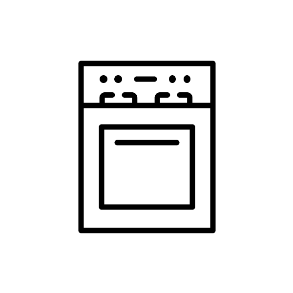 Range oven icon