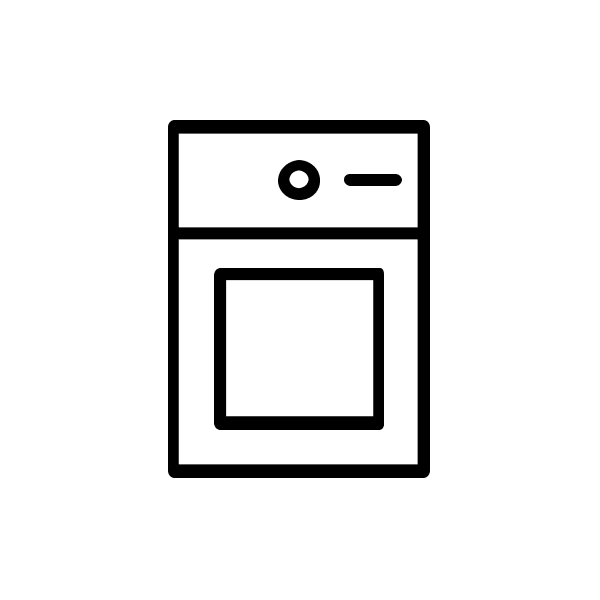 Front load washing machine icon