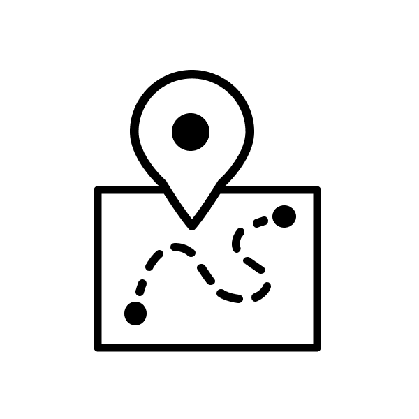 Map with location icon