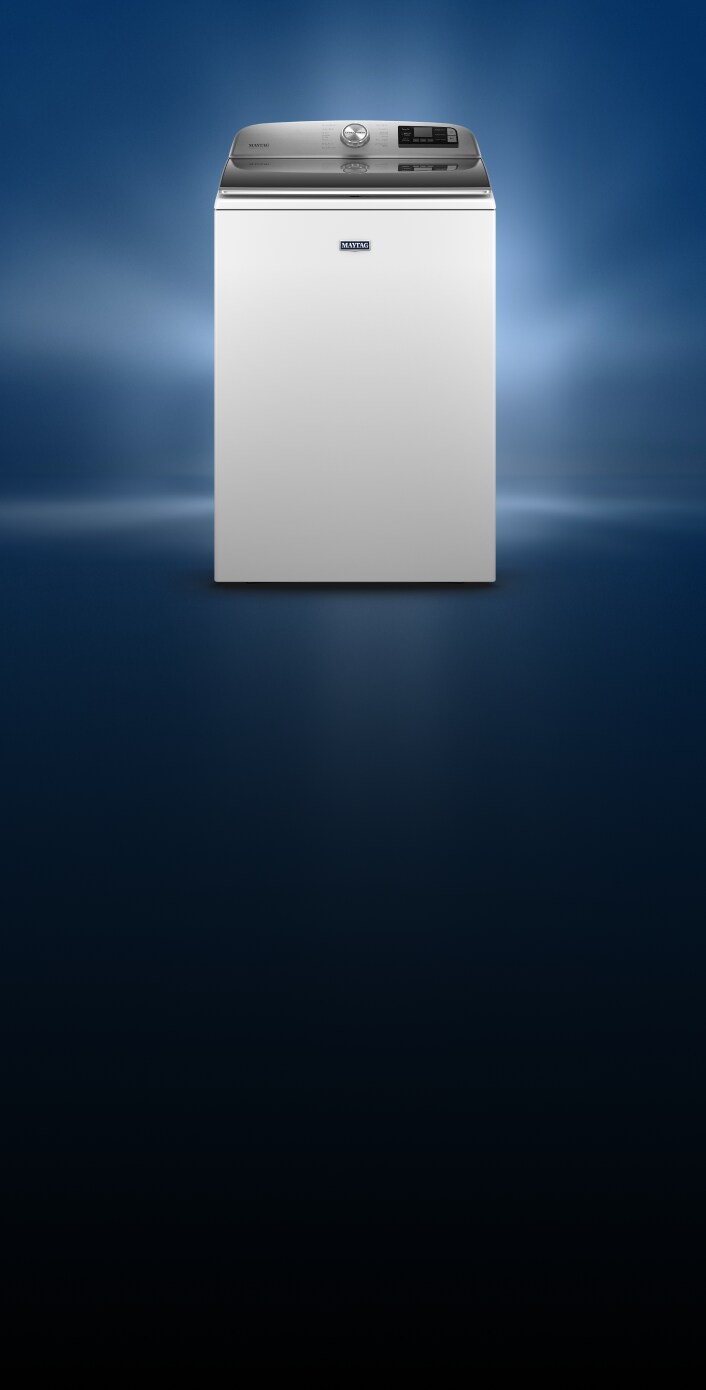 A top load washing machine.