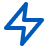 A lightning bolt icon.