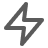 A lightning bolt icon.