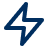 A lightning bolt icon.