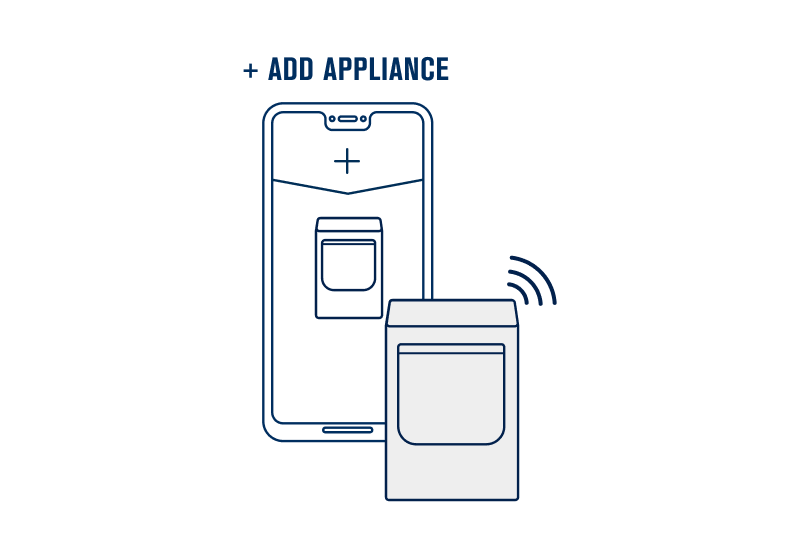 Step 3. Open the Maytag™ app and add appliance.