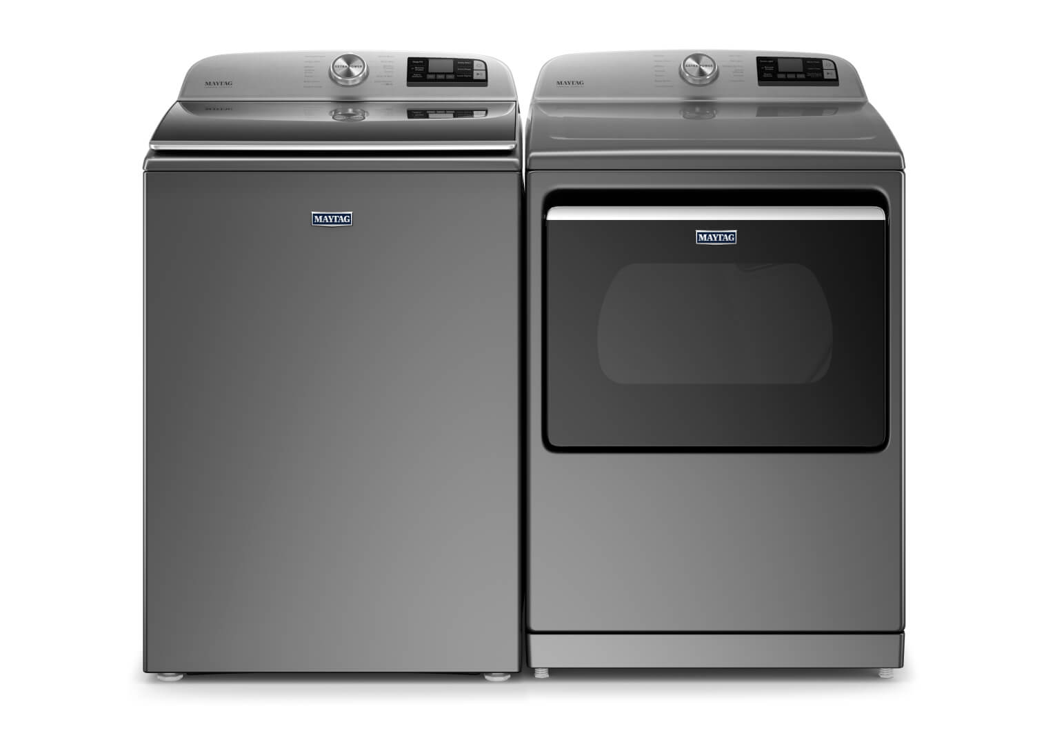 5.2 CU. FT. SMART TOP LOAD WASHER &amp; 7.4 CU. FT. DRYER