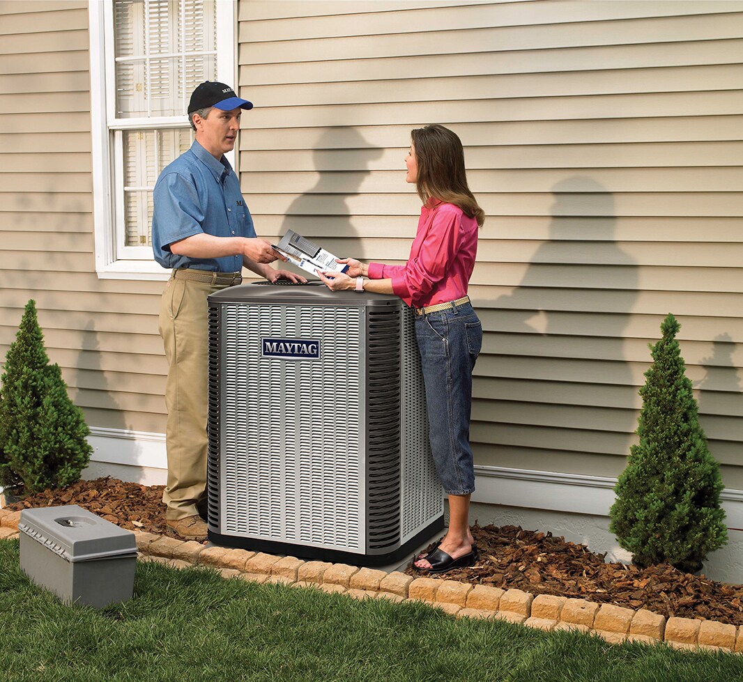Maytag Dealer Installing HVAC system