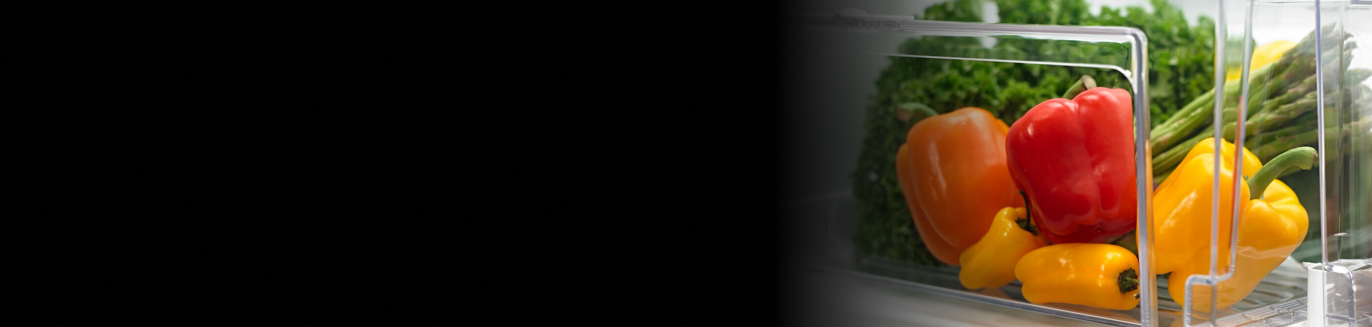 Produce in a refrigerator