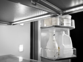 Interior of a refrigerator