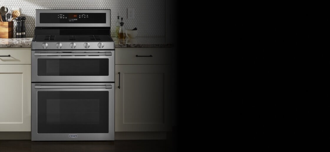 Maytag® double oven range