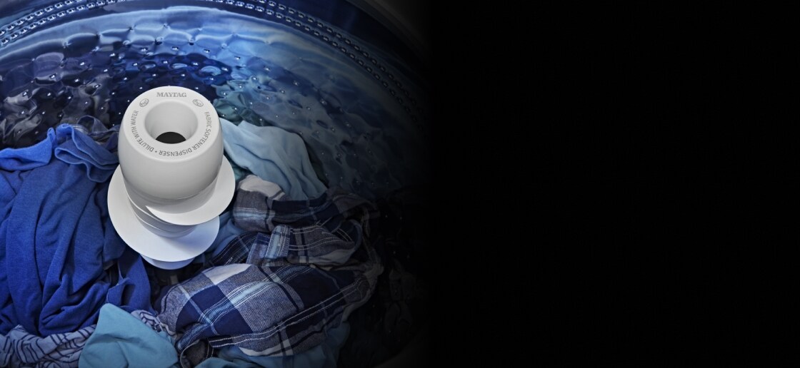 Laundry in a top load washer with Power™ Agitator