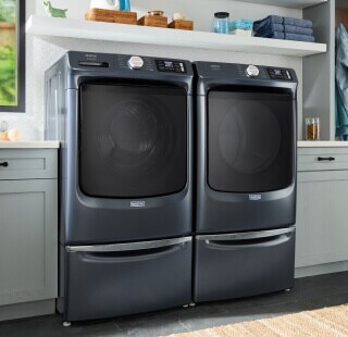 A Maytag® washer and dryer set