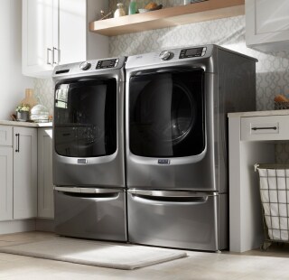 A Maytag® washer and dryer set
