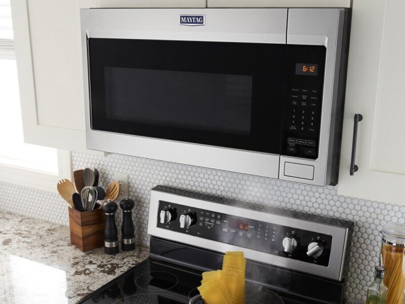 Maytag® microwave hood combination over Maytag® range Maytag® microwave hood combination over Maytag® range
