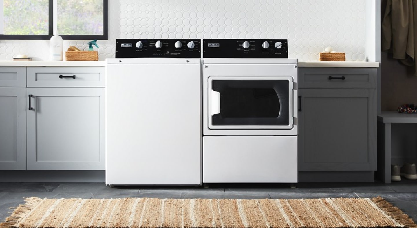 Commercial-grade residential washer and dryer