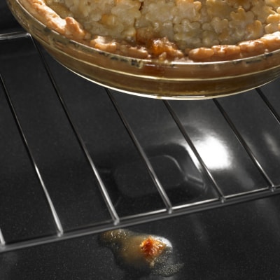 Oven hidden bake tray