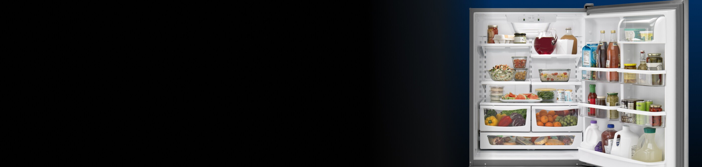 Open refrigerator door