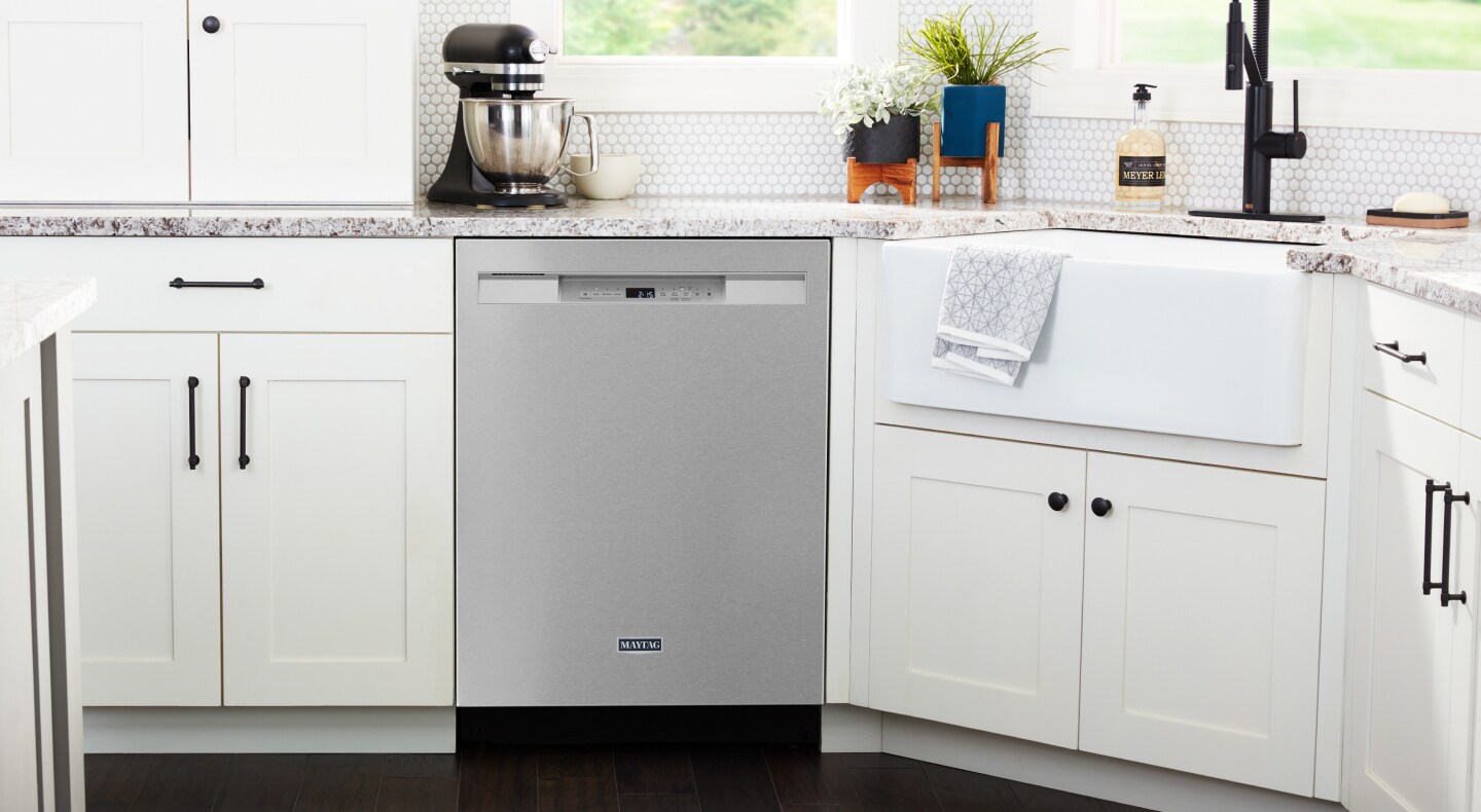 Stainless steel front control dishwasher Stainless steel front control dishwasher