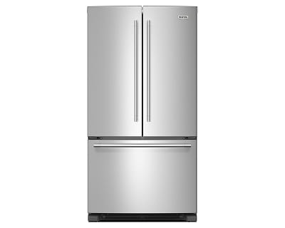 Stainless steel Maytag® French door refrigerator