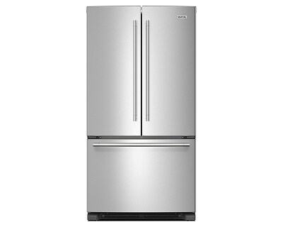 Fingerprint resistant stainless steel Maytag® French door refrigerator