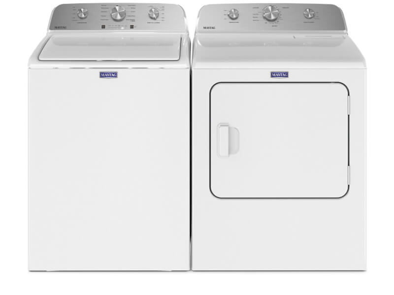 Maytag® top load washer and dryer with Power™ Agitator