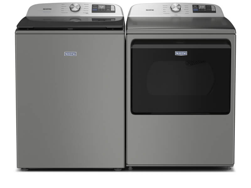Maytag® smart top load washer and dryer set