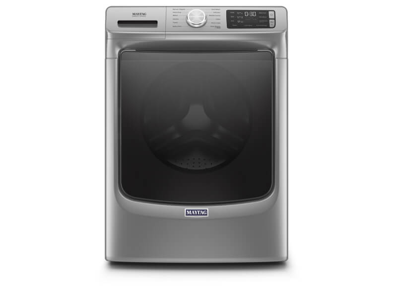 Slate gray Maytag® front load washing machine