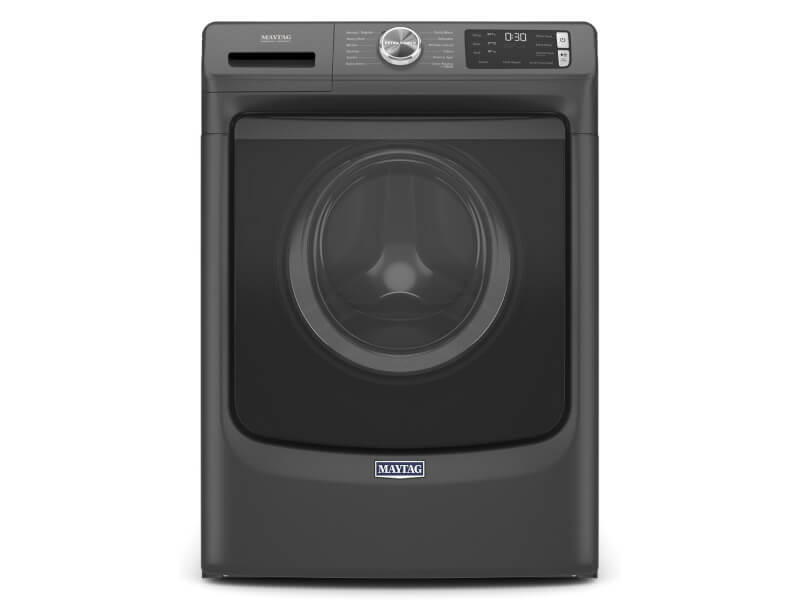 Black Maytag® front load washer
