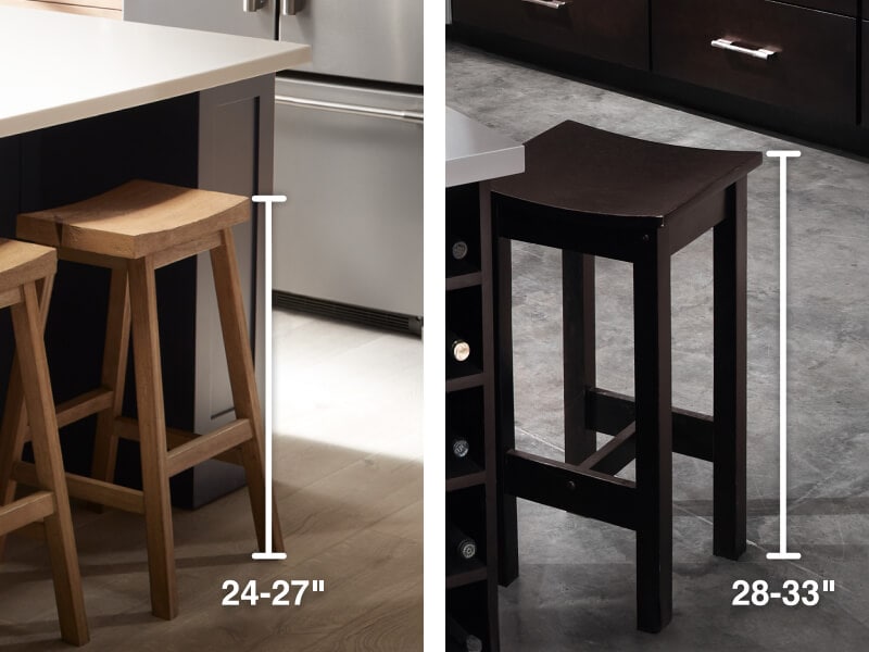 Images of counter height and bar height stools Images of counter height and bar height stools