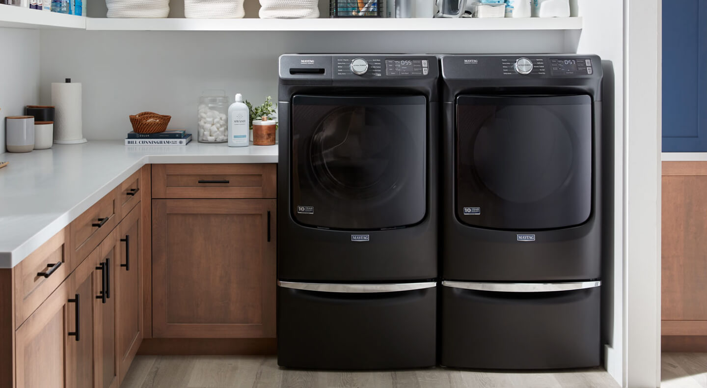 Maytag® front load washer and dryer set
