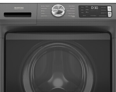 Maytag® front load washing machine controls