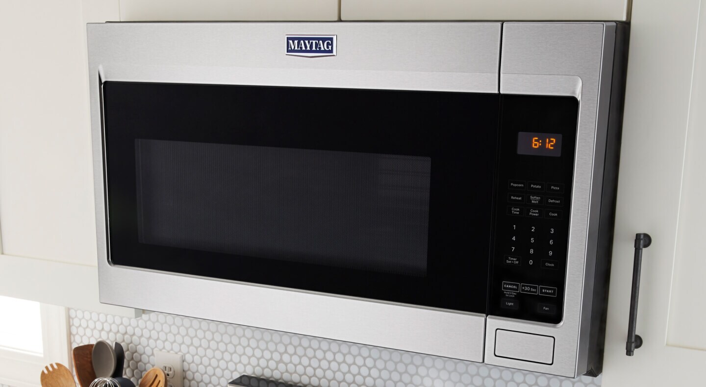 A Maytag® Over-the-Range Microwave
