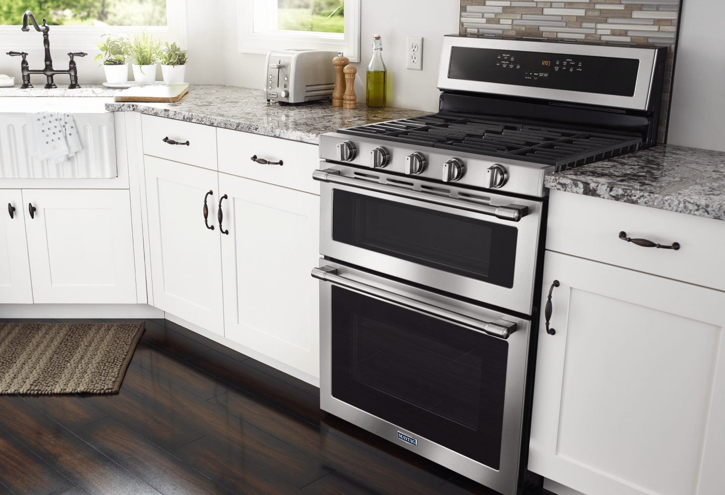 Stainless Maytag® oven and range Stainless Maytag® oven and range