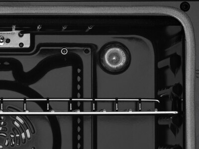 Image showing where oven light bulb is located