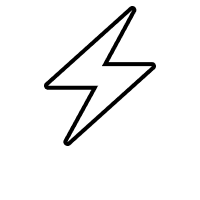 Lightning bolt icon