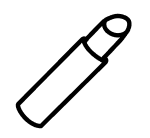 A bullet of lipstick