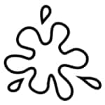 A mud splat