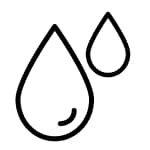 Two drops of sweat