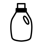 A bottle of detergent