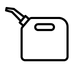 A can of gasoline