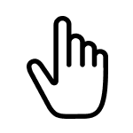 A hand with the pointer finger extended
