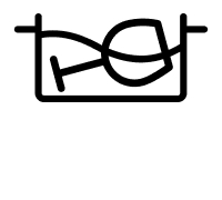 Wine glass in sink full of water icon