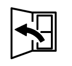 Door swing icon