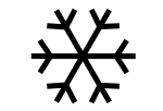 A snowflake icon