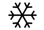  A snowflake icon